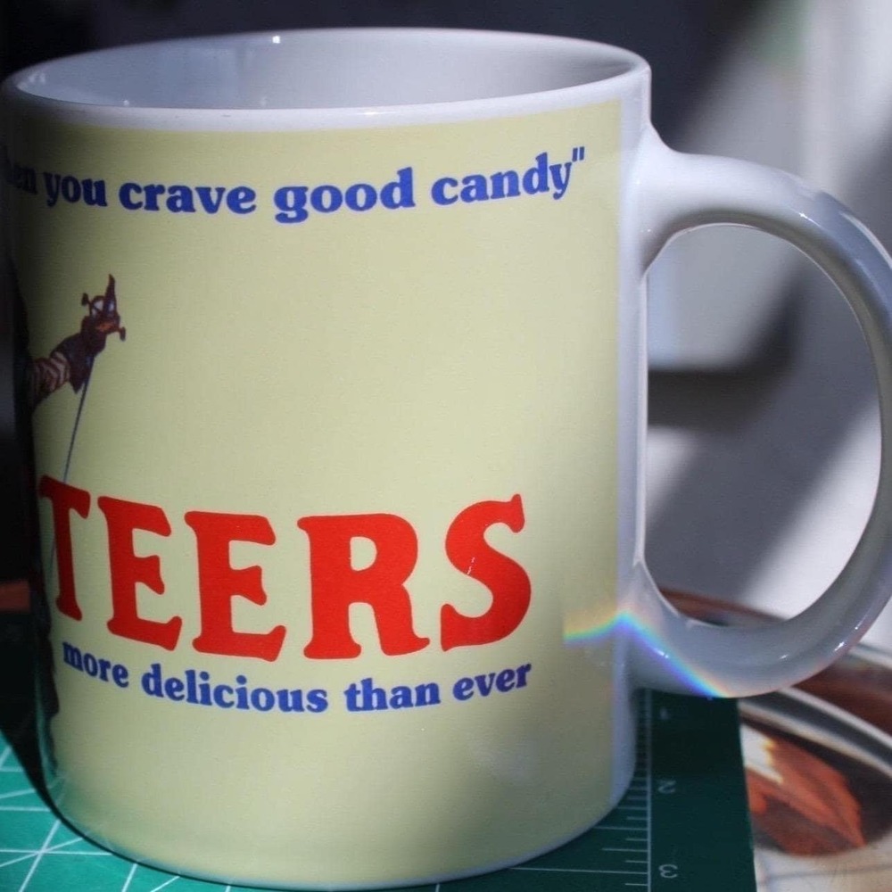 Galerie 3 Musketeers Vintage Advertising Coffee‎ Mug Mars Confection 2003 Cream